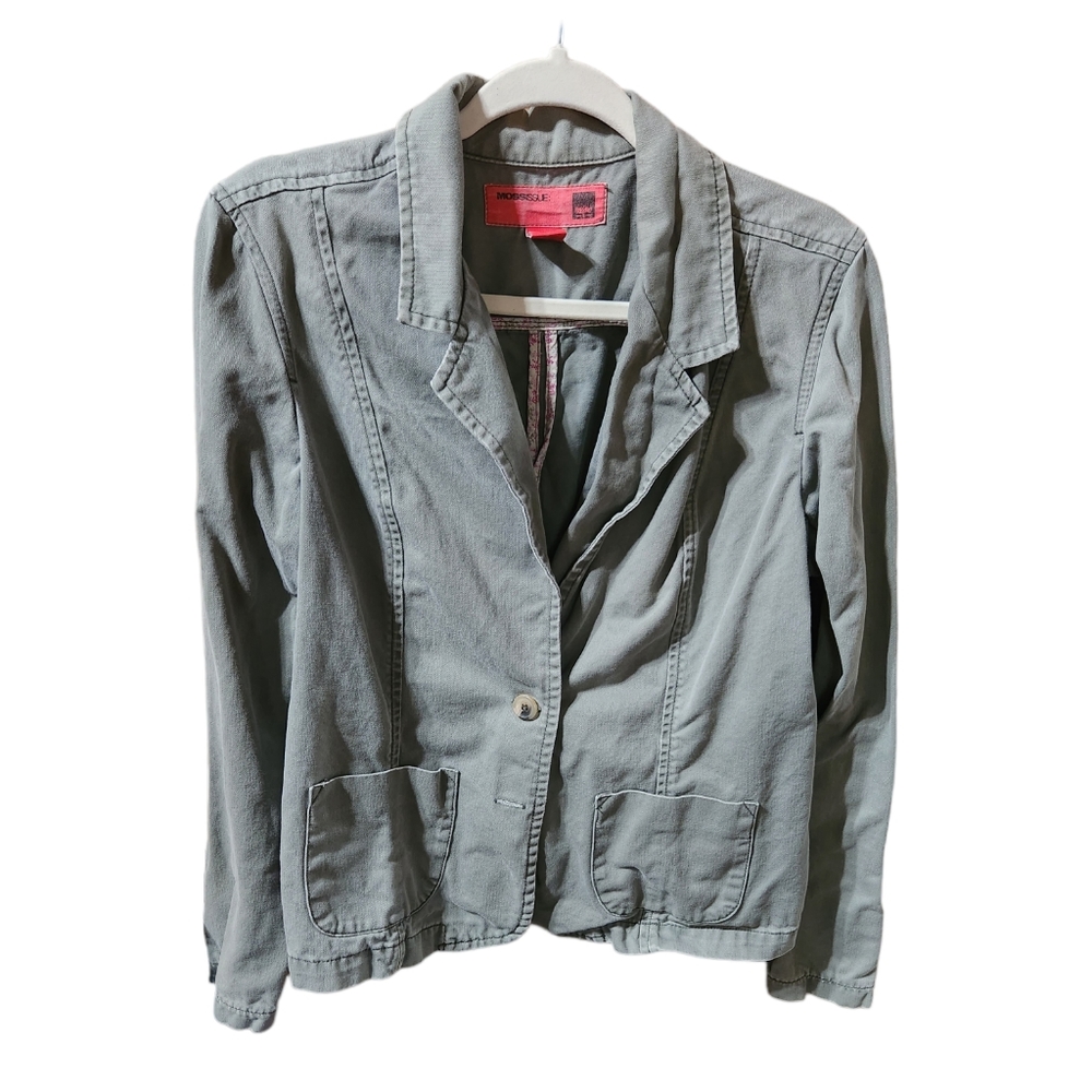 Mossissue Khaki Green Blazer Small